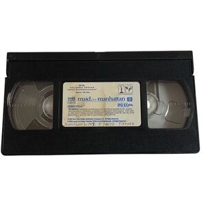 Columbia Tristar Maid In Manhattan VHS Tape 2002